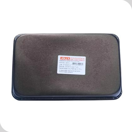 Imagem de Assadeira Forma Retangular Pequena Teflon Preta Rasa Jolly