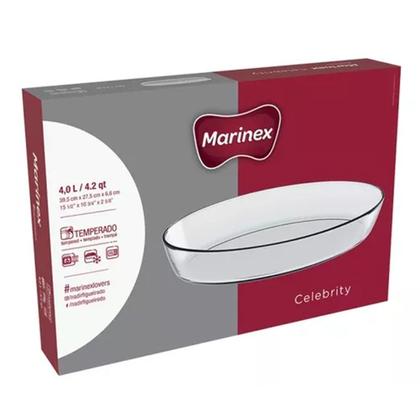 Imagem de Assadeira Oval Grande Marinex Celebrity 4L Forma Travessa