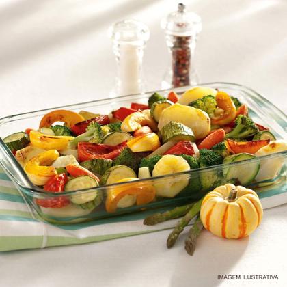 Imagem de Assadeira Refratária Retangular Funda Marinex 5 Litros