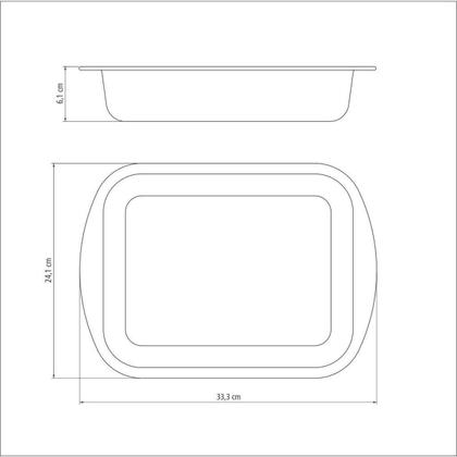 Imagem de Assadeira Tramontina Antiaderente My Lovely Kitchen 28cm