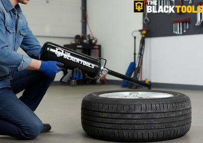 Imagem de Assentador De Talão Profissional Tipo Bazooka 9 Litros The Black Tools