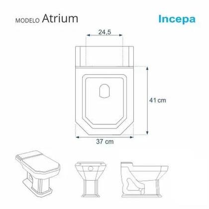 Imagem de Assento Almofadado Atrium Louça Incepa