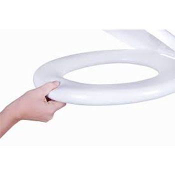Imagem de Assento Almofadado Prima Branco Tampa para Vaso Sanitex