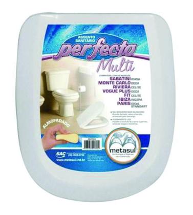 Imagem de Assento Almofadado Retangular Branco