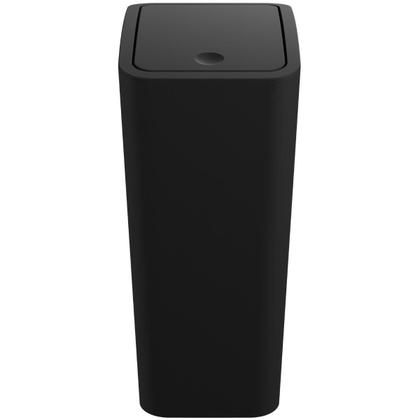 Imagem de Assento Almofadado Slim Preto + Lixeira Preta 8L Click