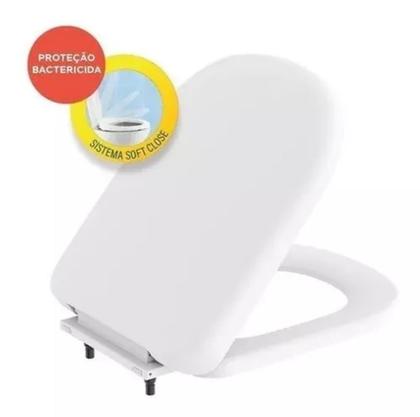Imagem de Assento Automatico Soft Close  Carrara Branco
