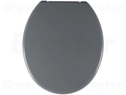 Imagem de Assento Básico Com Tampa Para Privada Vaso Sanitário Oval Universal Soft Astra 