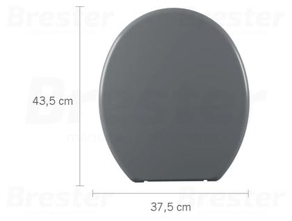 Imagem de Assento Básico Com Tampa Para Privada Vaso Sanitário Oval Universal Soft Astra 