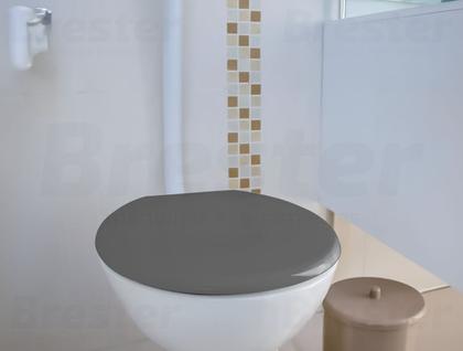 Imagem de Assento Básico Com Tampa Para Privada Vaso Sanitário Oval Universal Soft Astra 