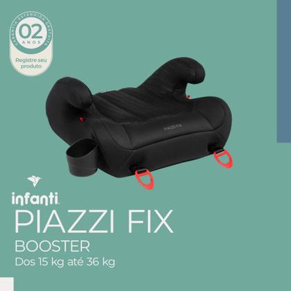 Imagem de Assento booster piazzi fix preto - infanti