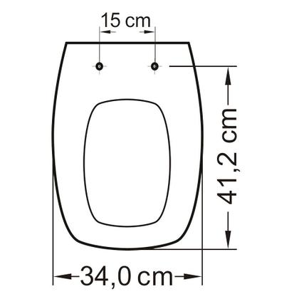 Imagem de Assento celite stylus branco convencional polipropileno tupan