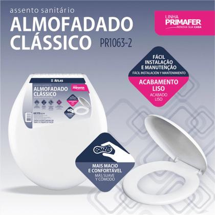 Imagem de Assento classico almofadado - branco