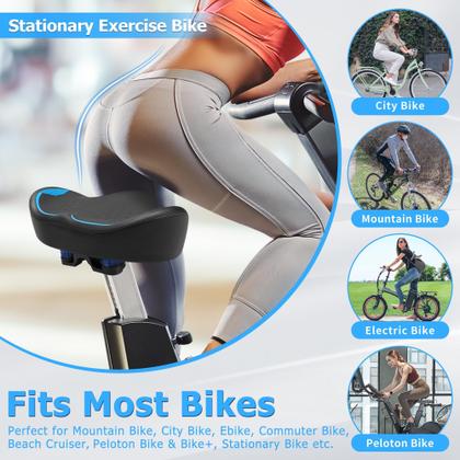 Imagem de Assento de bicicleta CDYWD Noseless Oversized Comfort 24x34x14cm