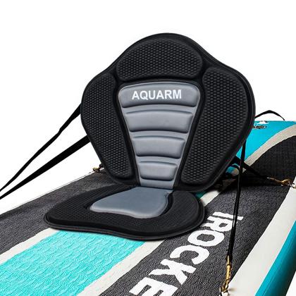 Imagem de Assento de caiaque AQUARM Deluxe, canoa acolchoada com encosto e bolsa