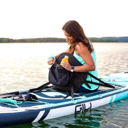 Imagem de Assento de caiaque AQUARM Deluxe, canoa acolchoada com encosto e bolsa