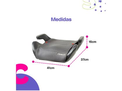 Assento de Elevação Cosco Kids Clippy 15 a 36kg - Cinza Imagem de Assento de Elevação Cosco Kids Clippy 15 a 36kg