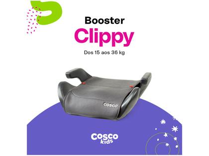 Assento de Elevação Cosco Kids Clippy 15 a 36kg - Cinza Imagem de Assento de Elevação Cosco Kids Clippy 15 a 36kg