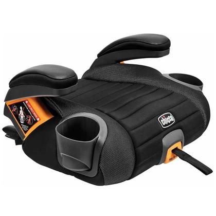 Imagem de Assento De Elevação Infantil para Carro Isofix Booster Auto Chicco GoFit Plus Preto 15 A 36kg Grupos II e III Com Apoio de Braço e Porta Copos