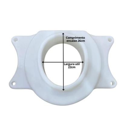 Imagem de Assento Elevado Sanitário Com Barra de Apoio Ajustável Sit V Carci Praticidade e Segurança