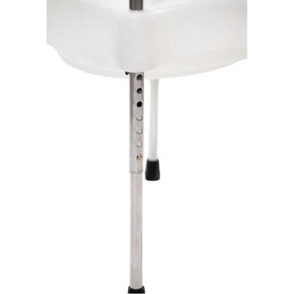 Imagem de Assento Elevado Sanitário Com Barra de Apoio Ajustável Sit V Carci Praticidade e Segurança