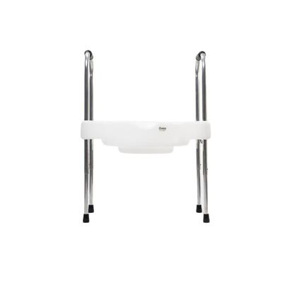 Imagem de Assento Elevado Sanitário Com Barra de Apoio Ajustável Sit V Carci Praticidade e Segurança