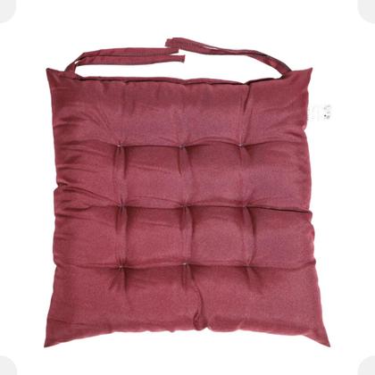 Imagem de Assento Futton 40x40cm Diversas Cores Futon P/Cadeiras Pallets Banquetas Sofás Decoração Almofada