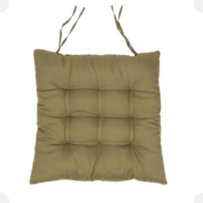 Imagem de Assento Futton 40x40cm Diversas Cores Futon P/Cadeiras Pallets Banquetas Sofás Decoração Almofada