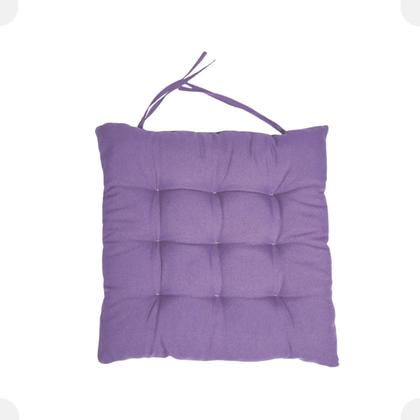 Imagem de Assento Futton 40x40cm Diversas Cores Futon P/Cadeiras Pallets Banquetas Sofás Decoração Almofada