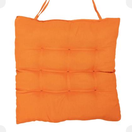 Imagem de Assento Futton 40x40cm Diversas Cores Futon P/Cadeiras Pallets Banquetas Sofás Decoração Almofada