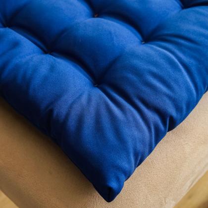 Imagem de Assento Futton 40x40cm Diversas Cores Futon P/Cadeiras Pallets Banquetas Sofás Decoração Almofada