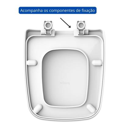 Imagem de Assento incepa boss branco soft close resina termofixo