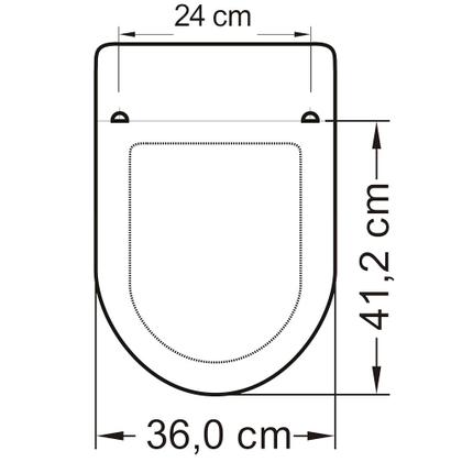Imagem de Assento incepa calypso cinza convencional polipropileno tupan