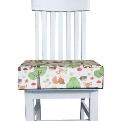 Imagem de Assento Infantil Elevação  Impermeável Raposa com espuma certificada