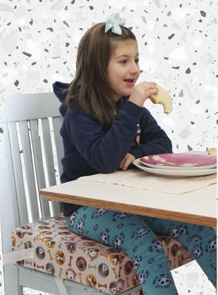 Imagem de Assento Infantil Elevação  Impermeável Raposa com espuma certificada