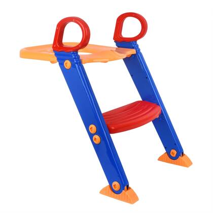 Imagem de Assento infantil troninho redutor de privada escadinha 