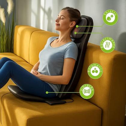 Imagem de Assento Massageador Shiatsu Bivolt Supermedy