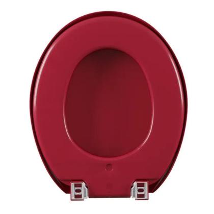 Imagem de Assento Oval Almofadado Vermelho + Lixeira Vermelha 8L Click