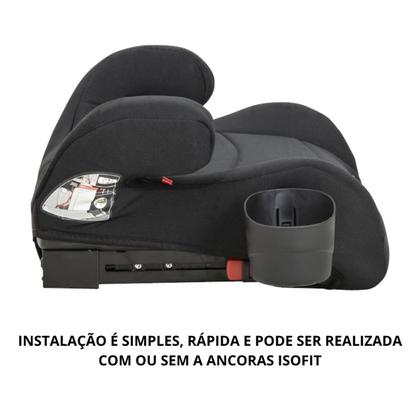 Imagem de Assento Para Auto Booster Com Isofix Kiddo Fika Preto