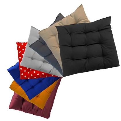 Imagem de Assento Para Cadeira Futon 35x35cm Cores Variadas