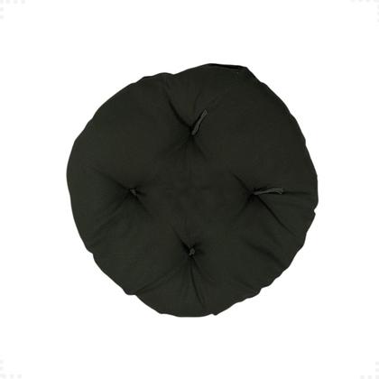 Imagem de Assento Para Cadeira Futon Redondo 30cm Para Banquetas de 35 Cm Futton Com Fitas Para Amarrar