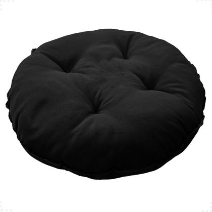 Imagem de Assento Para Cadeira Futon Redondo 30cm Para Banquetas de 35 Cm Futton Com Fitas Para Amarrar