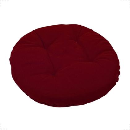 Imagem de Assento Para Cadeira Futon Redondo 30cm Para Banquetas de 35 Cm Futton Com Fitas Para Amarrar