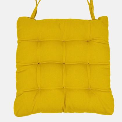 Imagem de Assento Para Cadeira Futton Maio C/Fitas Para Amarrar Em Bancos Banquetas Cadeiras Pallets Sofá 40x40cm Futon Com Diversos Modelos