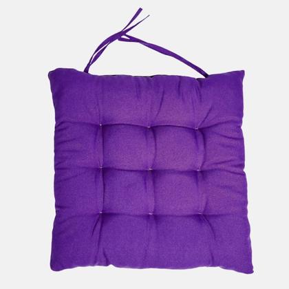 Imagem de Assento Para Cadeira Futton Maio C/Fitas Para Amarrar Em Bancos Banquetas Cadeiras Pallets Sofá 40x40cm Futon Com Diversos Modelos