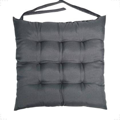 Imagem de Assento Para Cadeira Futton Maio C/Fitas Para Amarrar Em Bancos Banquetas Cadeiras Pallets Sofá 40x40cm Futon Com Diversos Modelos