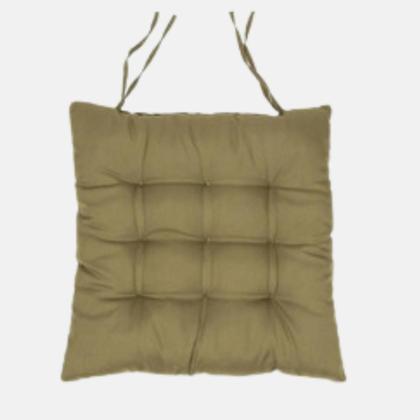 Imagem de Assento Para Cadeira Futton Maio C/Fitas Para Amarrar Em Bancos Banquetas Cadeiras Pallets Sofá 40x40cm Futon Com Diversos Modelos