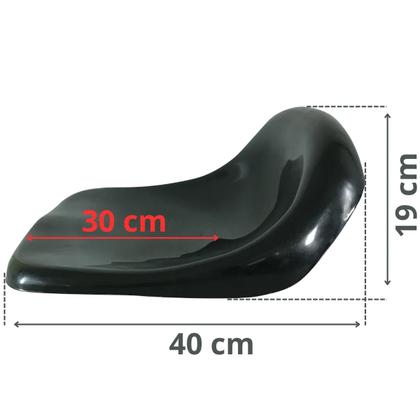 Imagem de Assento Para Estádio Banco Cadeira Concha PP-7 Proteção UV Laranja