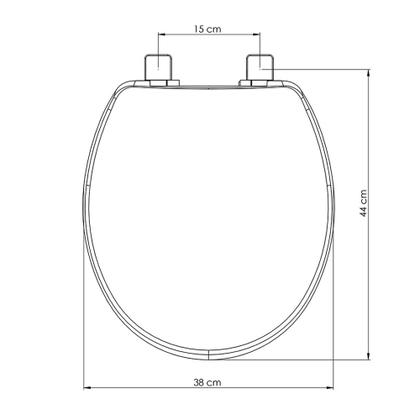 Imagem de Assento polipropileno branco universal solution com soft close - tupan