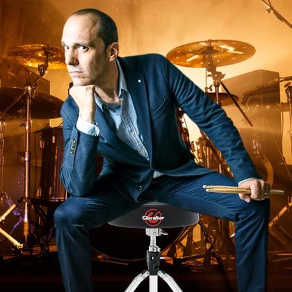 Imagem de Assento redondo Drum Throne Gibraltar 9608 com altura ajustável