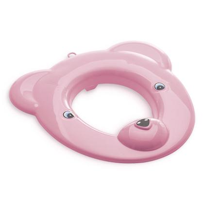 Imagem de Assento Redutor Sanitário Infantil Inteligente Ursinho Divertido Anatômico Rosa